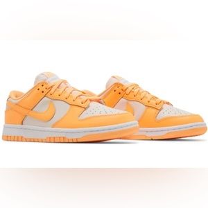 Nike Women’s Low-Top Sneakers in Orange and Cream